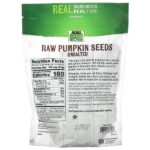 Real Food, необработанные тыквенные семечки, несолёные, 454 г (16 унций) — NOW Foods — изображение 2