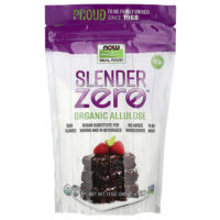 Real Food, Slender Zero™, органическая аллюлоза, 340 г (12 унций) — NOW Foods