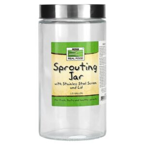 Sprouting Jar, 1,89 л (1/2 галлона) — NOW Foods