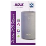 Переносной ультразвуковой USB-диффузор для эфирных масел, 1 диффузор — NOW Foods