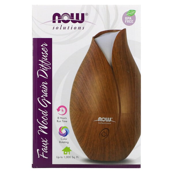 now07519_v_30.jpg Solutions, ультразвуковой диффузор из искусственного дерева, 1 шт. — NOW Foods