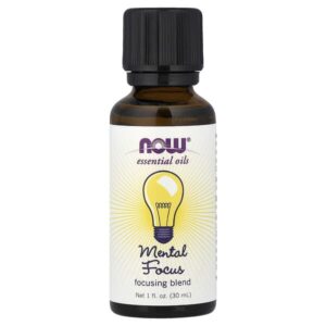 Essential Oils, Mental Focus, 30 мл (1 жидк. унц.) — NOW Foods