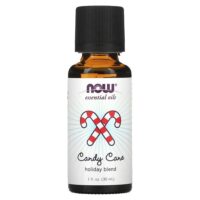 Essential Oils, Праздничная смесь Candy Cane, 1 жидкая унция (30 мл) — NOW Foods