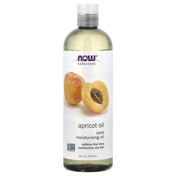 now07666_v_30.jpg Solutions, абрикосовое масло, 16 жидких унций (473 мл) — NOW Foods