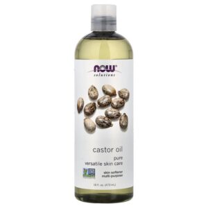 Solutions, касторовое масло, 473 мл (16 жидк. унций) — NOW Foods