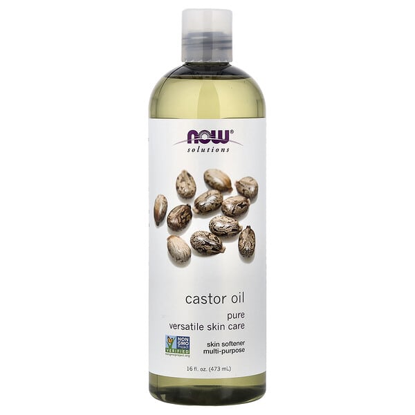 now07675_v_31.jpg Solutions, касторовое масло, 473 мл (16 жидк. унций) — NOW Foods