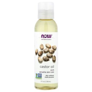 Solutions, Касторовое Масло, 4 жидких унции (118 мл) — NOW Foods