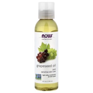 Solutions, Grapeseed Oil, 4oz — NOW Foods