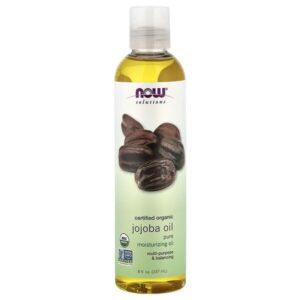 Solutions, сертифицированный органический продукт, масло жожоба, 237 мл — NOW Foods