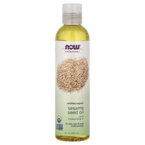 Solutions, кунжутное масло, 237 мл (8 жидк. унций) — NOW Foods