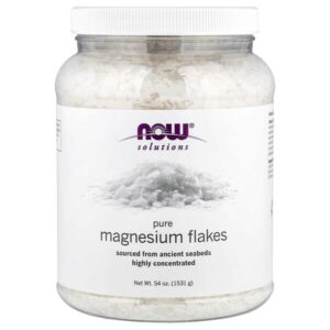 Solutions, чистый магний в хлопьях, 1531 г (54 унции) — NOW Foods