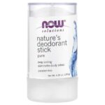 Solutions, дезодорант-стик Nature's, 120 г (4,25 унции) — NOW Foods