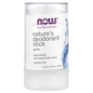 Solutions, дезодорант-стик Nature's, 120 г (4,25 унции) — NOW Foods