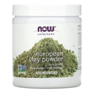 Solutions, European Clay Powder, 397 г (14 унций) — NOW Foods