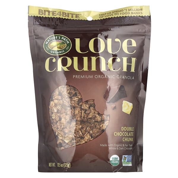 npa17212_v_8.jpg Гранола Love Crunch, два шоколада, 325 г (11,5 унций) — Nature's Path