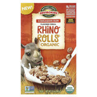 EnviroKidz, органические хлопья Rhino Rolls®, булочка с корицей, 269 г (9,5 унции) — Nature's Path