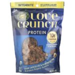 Love Crunch®, протеин, органическая гранола премиального качества, темный шоколад и миндальное масло, 312 г (11 унций) — Nature's Path