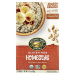 Homestyle, органическая овсяная каша быстрого приготовления, 8 пакетиков, 320 г (11,3 унции) — Nature's Path