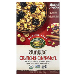 органические хлопья Sunrise®, хрустящая корица, 300 г (10,6 унции) — Nature's Path