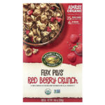 Organic Flax Plus®, хлопья с красными ягодами, 300 г (10,6 унции) — Nature's Path