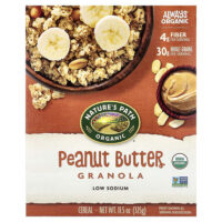 Organic Granola Cereal, Peanut Butter, 11.5 oz (325 g) — Nature's Path