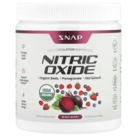 Оксид азота, ягодное ассорти, 250 г (8,8 унции) — Snap Supplements