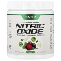 Оксид азота, органическая свекла, яблоко, 250 г (8,8 унции) — Snap Supplements