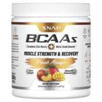 BCAA, со вкусом персика и манго, 277 г (9,77 унции) — Snap Supplements