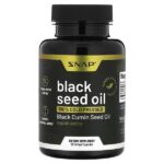Масло черного тмина, 500 мг, 90 мягких капсул — Snap Supplements