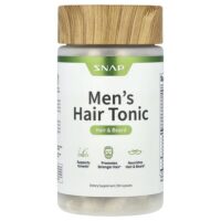 Тоник для мужчин, для волос и бороды, 90 капсул — Snap Supplements