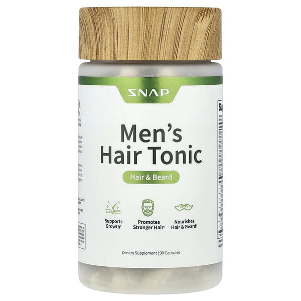 npp25317_v_28.jpg Тоник для мужчин, для волос и бороды, 90 капсул — Snap Supplements