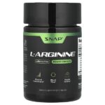 L-аргинин, без кофеина, 60 капсул — Snap Supplements