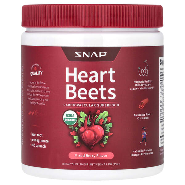 npp25368_v_8.jpg Heart Beets, ягодное ассорти, 250 г (8,8 унции) — Snap Supplements
