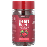 Сердце из свеклы, ягодное ассорти, 60 жевательных мармеладок — Snap Supplements