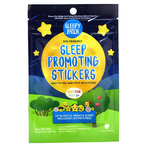 npt79638_v_3.jpg Sleepy Patch, наклейки для улучшения сна, для детей от 24 лет, 24 шт. — NATPAT