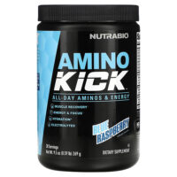 Amino Kick, голубая малина, 269 г (0,59 фунта) — NutraBio