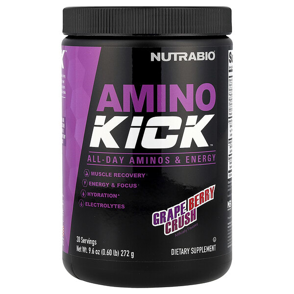 nrb21750_v_24.jpg Amino Kick™, сок из виноградных ягод, 272 г (9,6 унции) — NutraBio