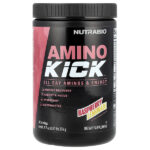 Amino Kick™, малиновый лимонад, 276 г (9,7 унции) — NutraBio