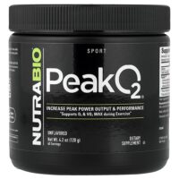 Sport, Peak O2®, без добавок, 120 г (4,2 унции) — NutraBio