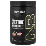 микронизированный моногидрат креатина, Paradise Punch, 378 г (13,3 унции) — NutraBio
