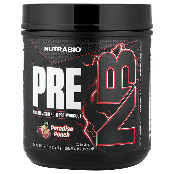 nrb21998_v_8.jpg PRE-Workout, предтренировочный комплекс, пунш, 621 г (1,37 фунта) — NutraBio