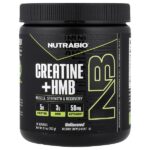 креатин и HMB, без вкусовых добавок, 243 г (8,5 унции) — NutraBio