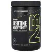 Микронизированный моногидрат креатина, 300 г (10,6 унции) — NutraBio