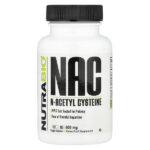 NAC, 600 мг, 90 растительных капсул — NutraBio