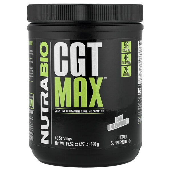 nrb24050_v_24.jpg CGT MAX™, необработанный без добавок, 440 г (0,97 фунта) — NutraBio