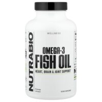 Рыбий жир с омега-3, 150 капсул (1000 мг в каждой капсуле) — NutraBio