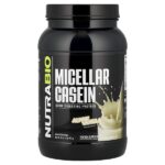 Мицеллярный казеин, альпийская ваниль, 907 г (2 фунта) — NutraBio