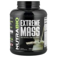 Extreme Mass, со вкусом ванили, 2722 г (6 фунтов) — NutraBio