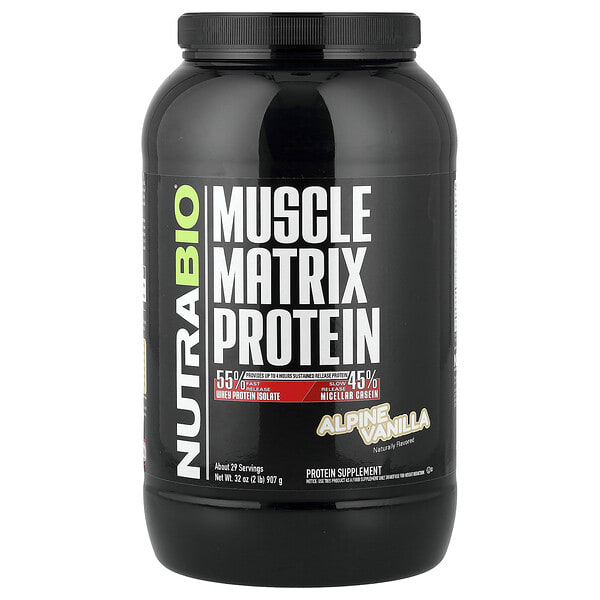 nrb25560_v_24.jpg Muscle Matrix Protein, альпийская ваниль, 907 г (2 фунта) — NutraBio