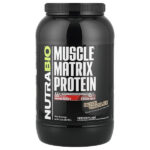 Muscle Matrix Protein, голландский шоколад, 907 г (2 фунта) — NutraBio